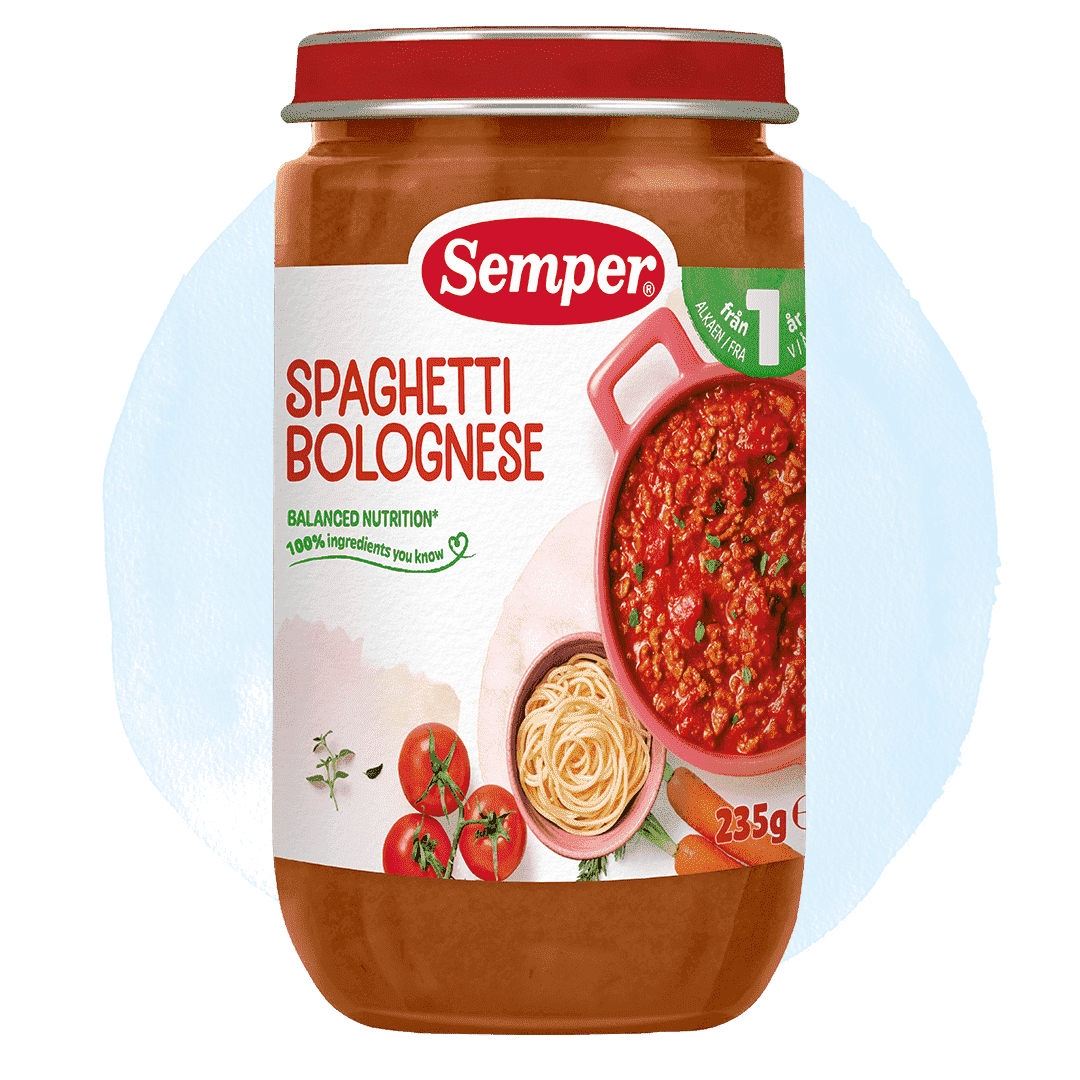 Spaghetti bolognese 12m