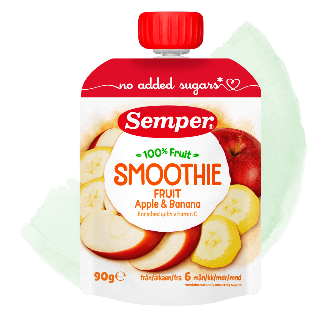 Smoothie frukt omenaa ja banaania 6kk - Semper