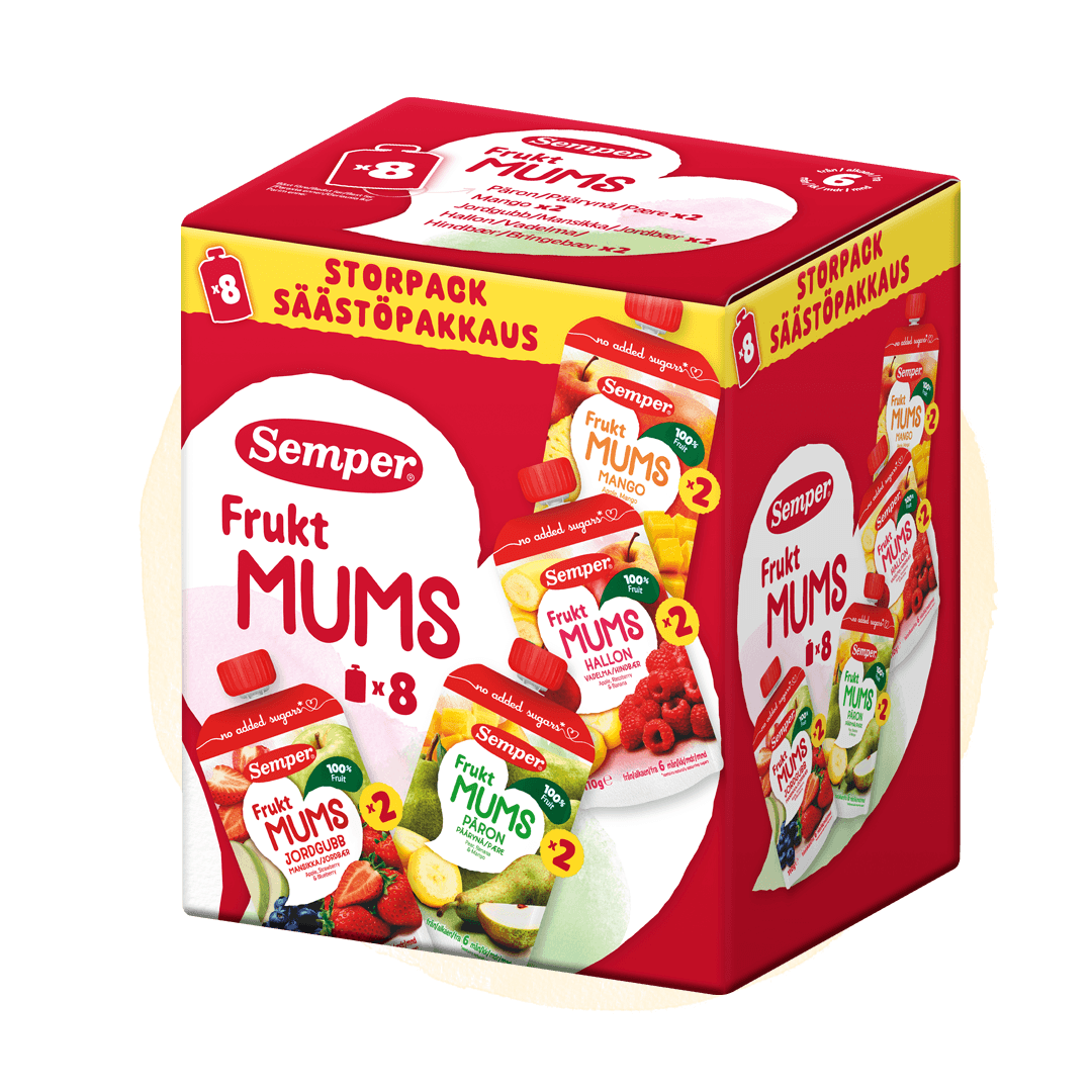 Multipack Frukt Mums - Semper Lastenrouka